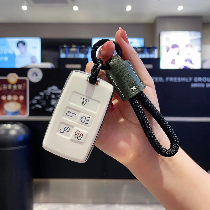 适用路虎揽胜钥匙套星脉极光适发现运动版神行卫士捷豹包壳扣