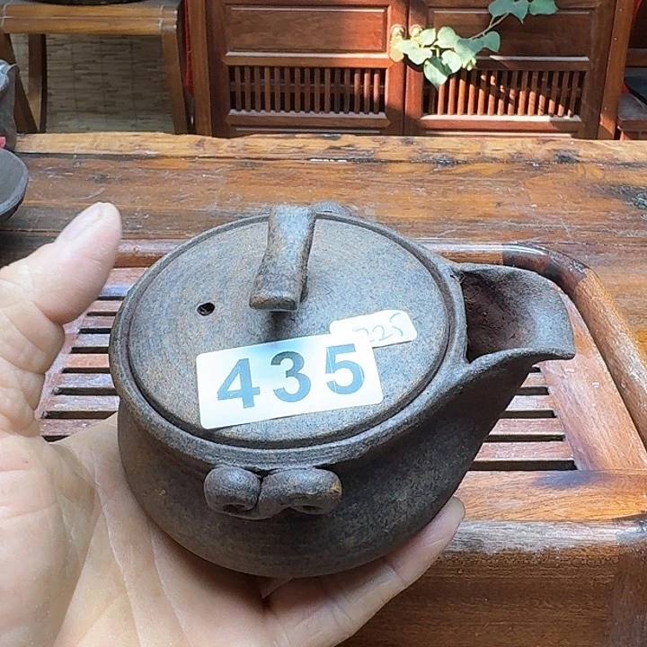 纯手工制作粗陶茶具