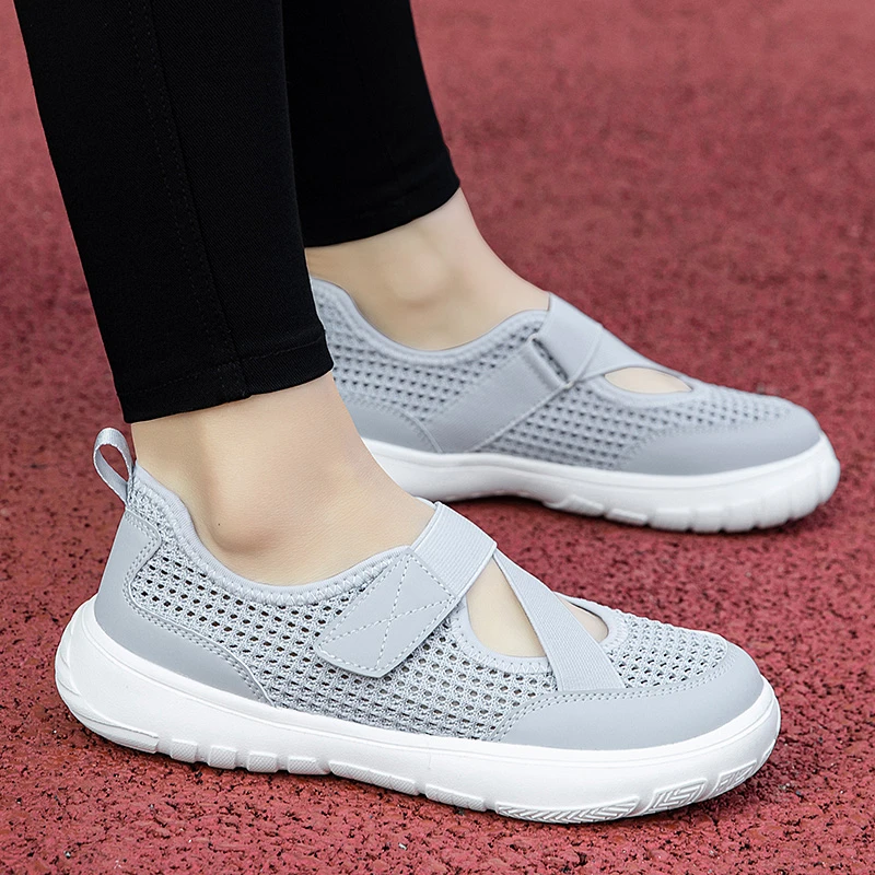 舒适鞋安全老人鞋旗舰官方正品老北京布鞋女夏季超轻软底妈妈鞋休