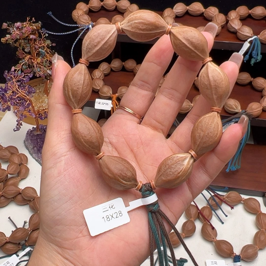 橄榄核手串/手链梅林铁核手串/18X28