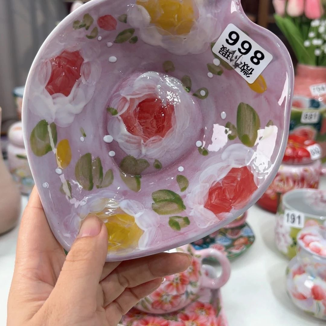 景德镇手绘高温釉下彩陶瓷茶具