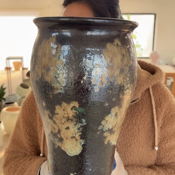 瑕疵高31口20花盆