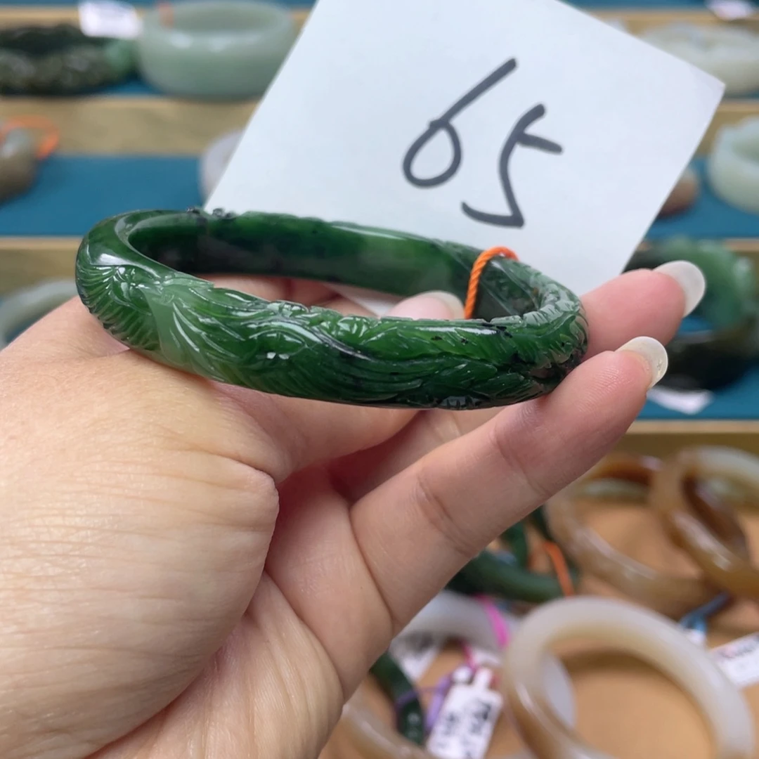 未镶嵌手镯和田玉圈口60