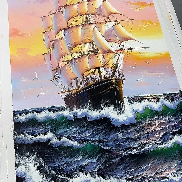 油画恭喜嘻嘻仔仔细细