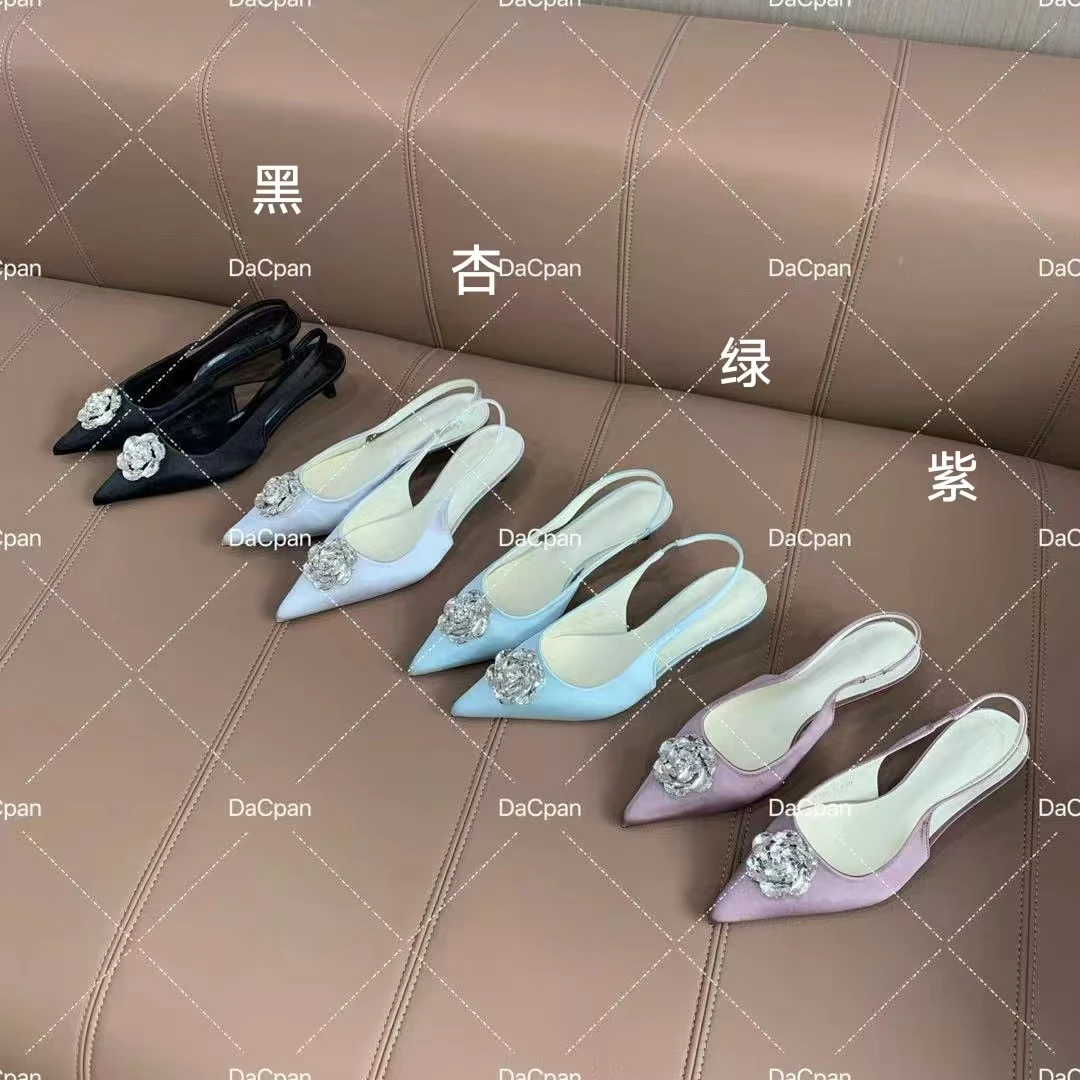 DACPAN-尖头钻花多后空微高跟鞋跟高4.5 2025/盼·PP 5335-1