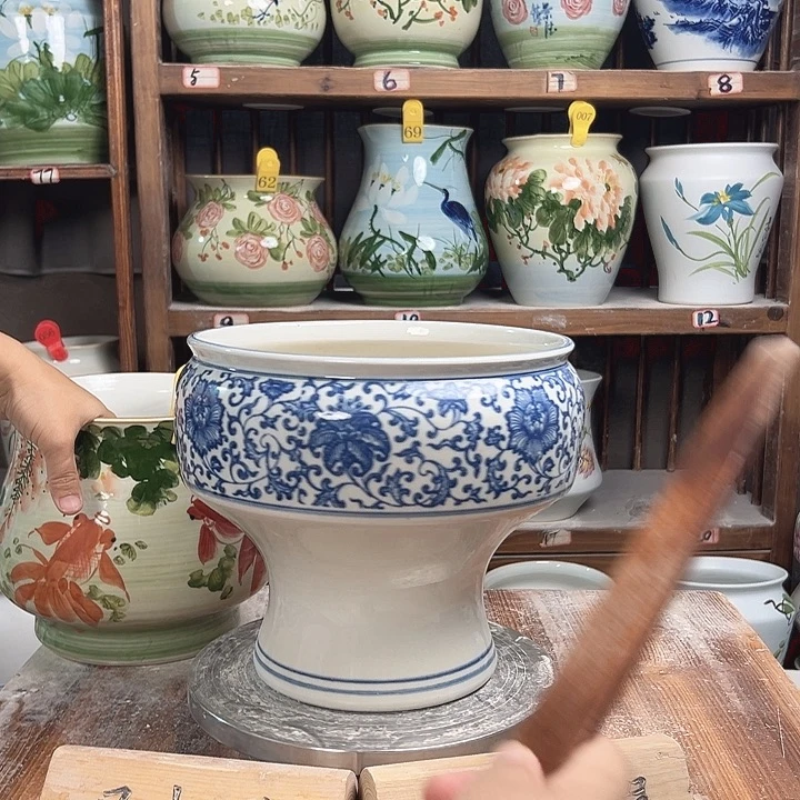 陶瓷口22青花子连新款新款陶瓷陶瓷