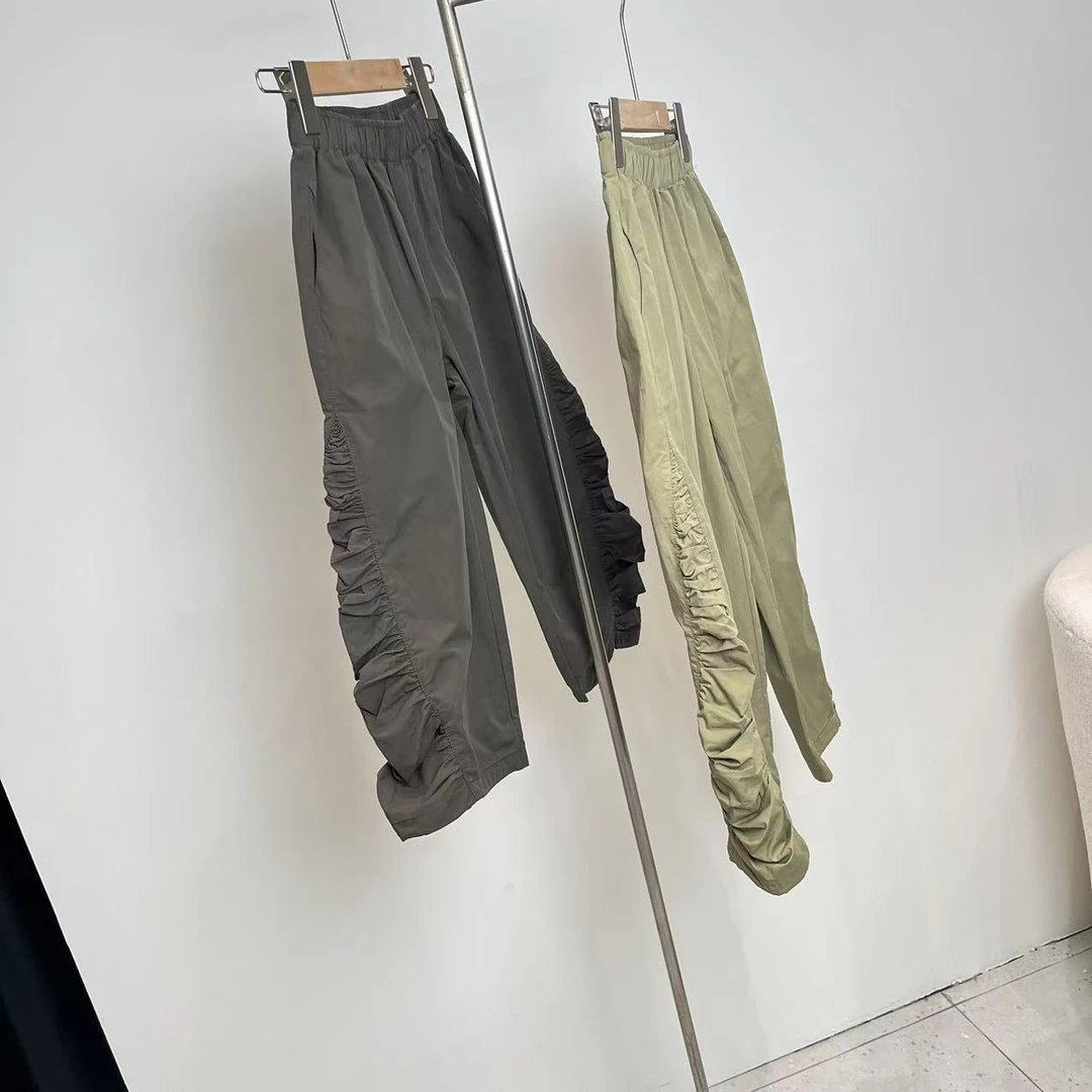 新款休闲裤深绿色 c111 2062矜系