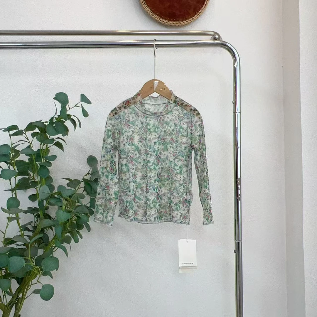 0042哥米色长袖T恤