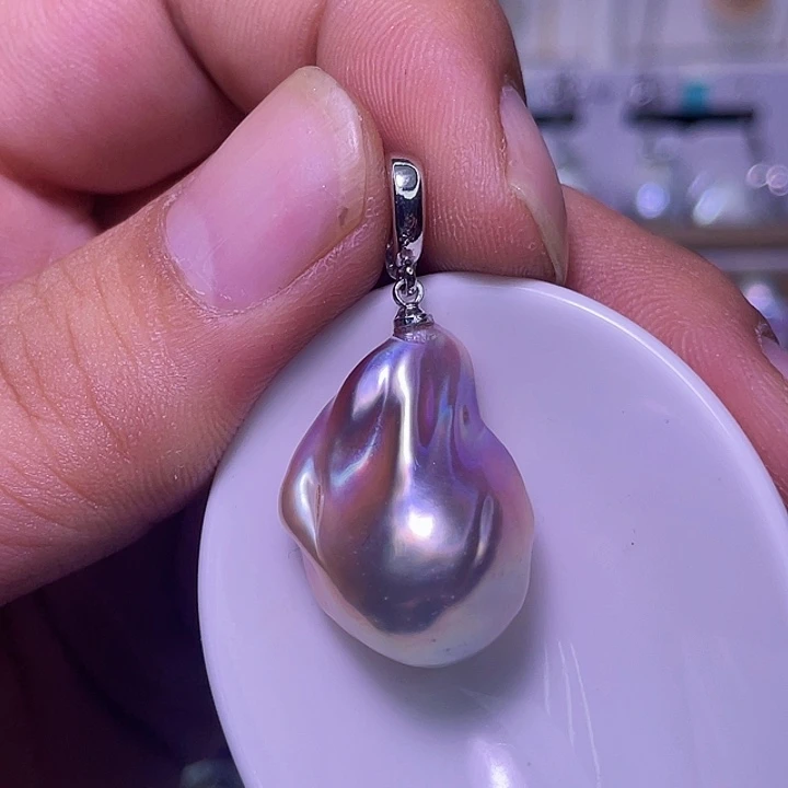 颈饰合金淡水珍珠30