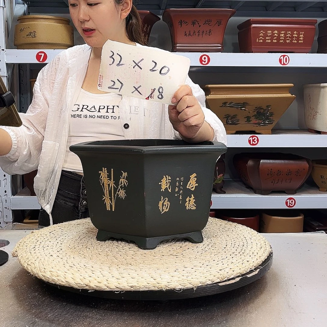紫砂花盆紫砂花盆