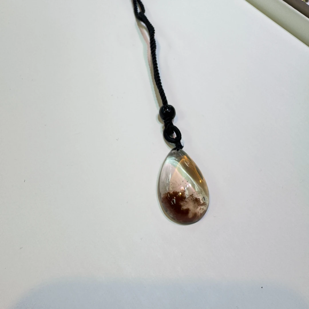 天然四季幽灵水晶 水晶吊坠（多样性发其一）