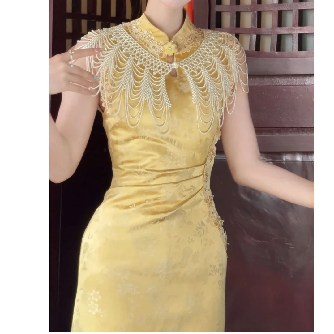 【现货】【婉婉定制】【金粉世家】连衣裙CDW5QP6041B蕾丝显瘦气质短款