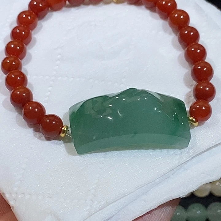 石英质玉非洲翠 二选一未镶嵌