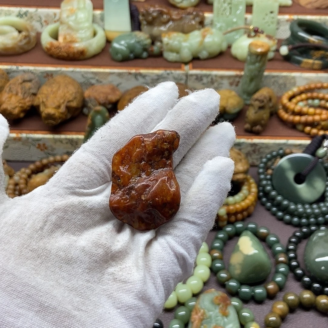 岫岩河磨玉（透闪石质玉）未镶嵌颈饰