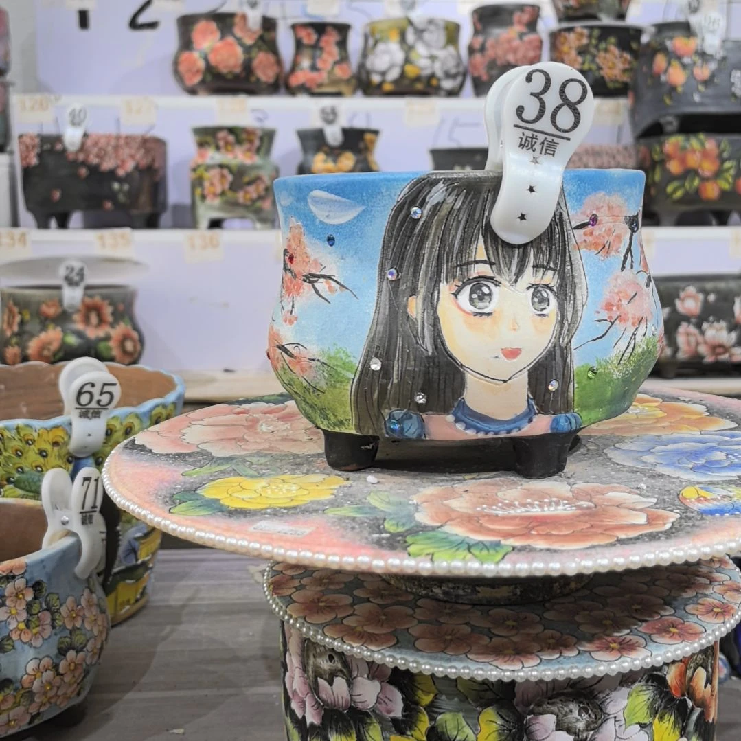 花盆红泥景德镇花盆