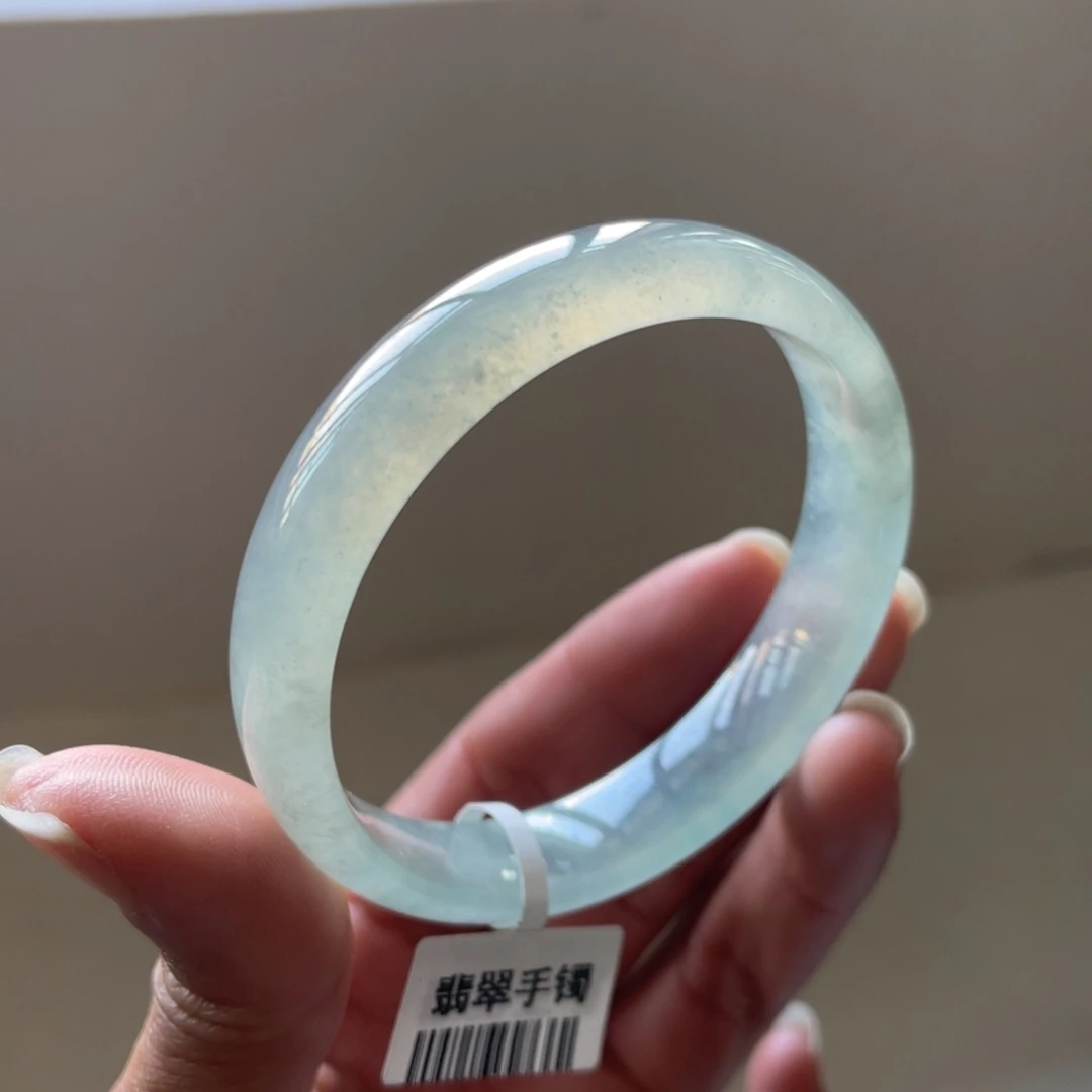翡翠未镶嵌手镯58圈三天鉴赏期