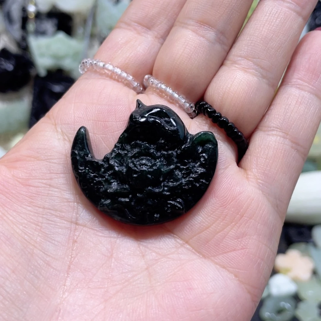 【闪购商品】岫玉未镶嵌颈饰85吊坠