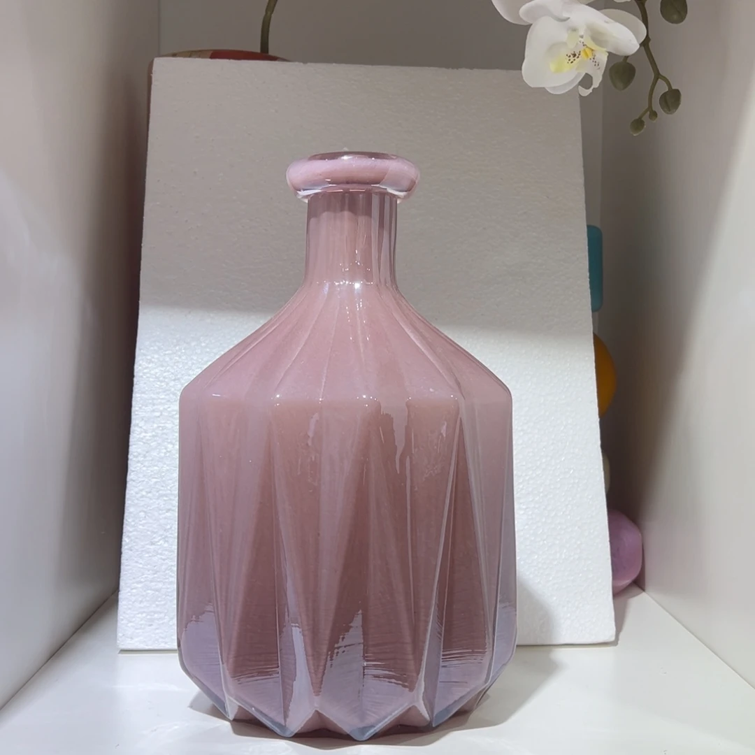 琉璃纯手工制作工艺品高28，内口径4