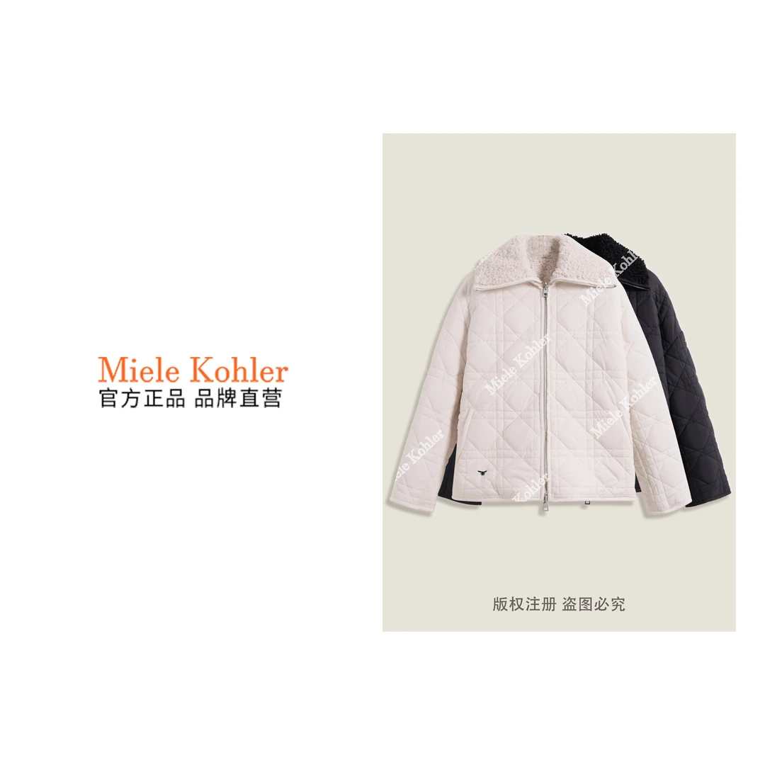 冬季新款高级感简约纯色双面穿女款外套MKKQ67851【澳门小源同款】