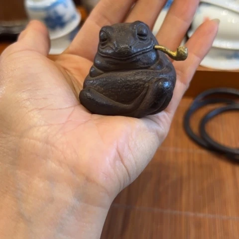 蜜安罐瓷香炉锡茶则