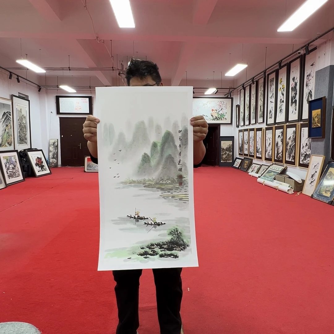 国画童建明老师艺术精品