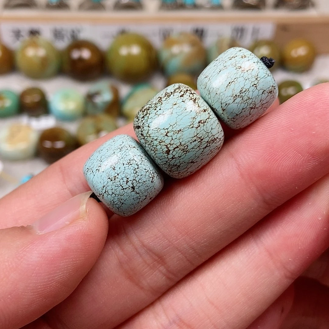 未镶嵌绿松石珠宝半成品