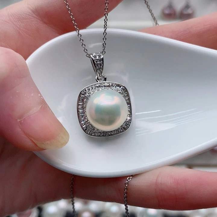 颈饰淡水珍珠未镶嵌1mmA