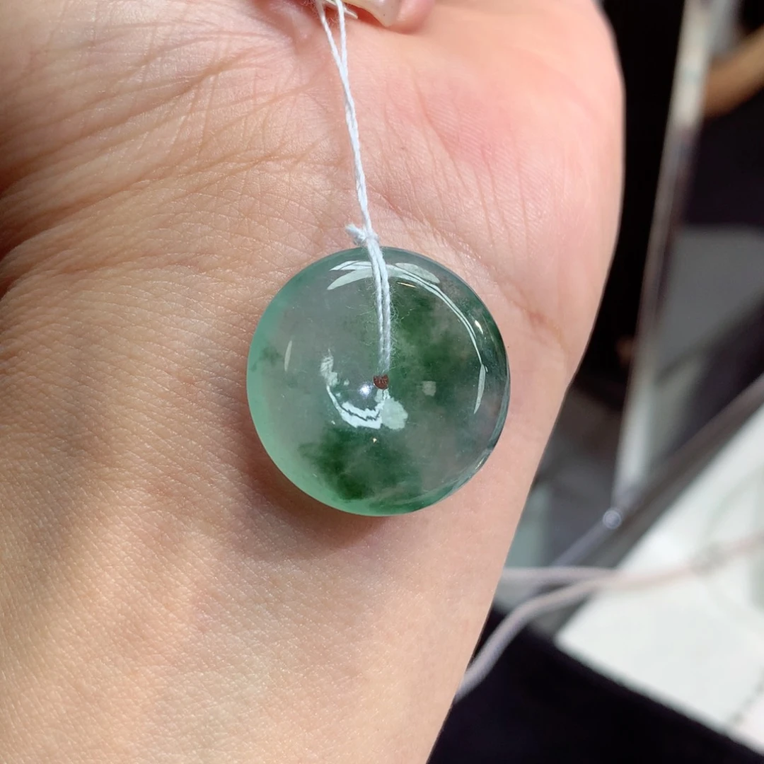 颈饰未镶嵌翡翠天然翡翠