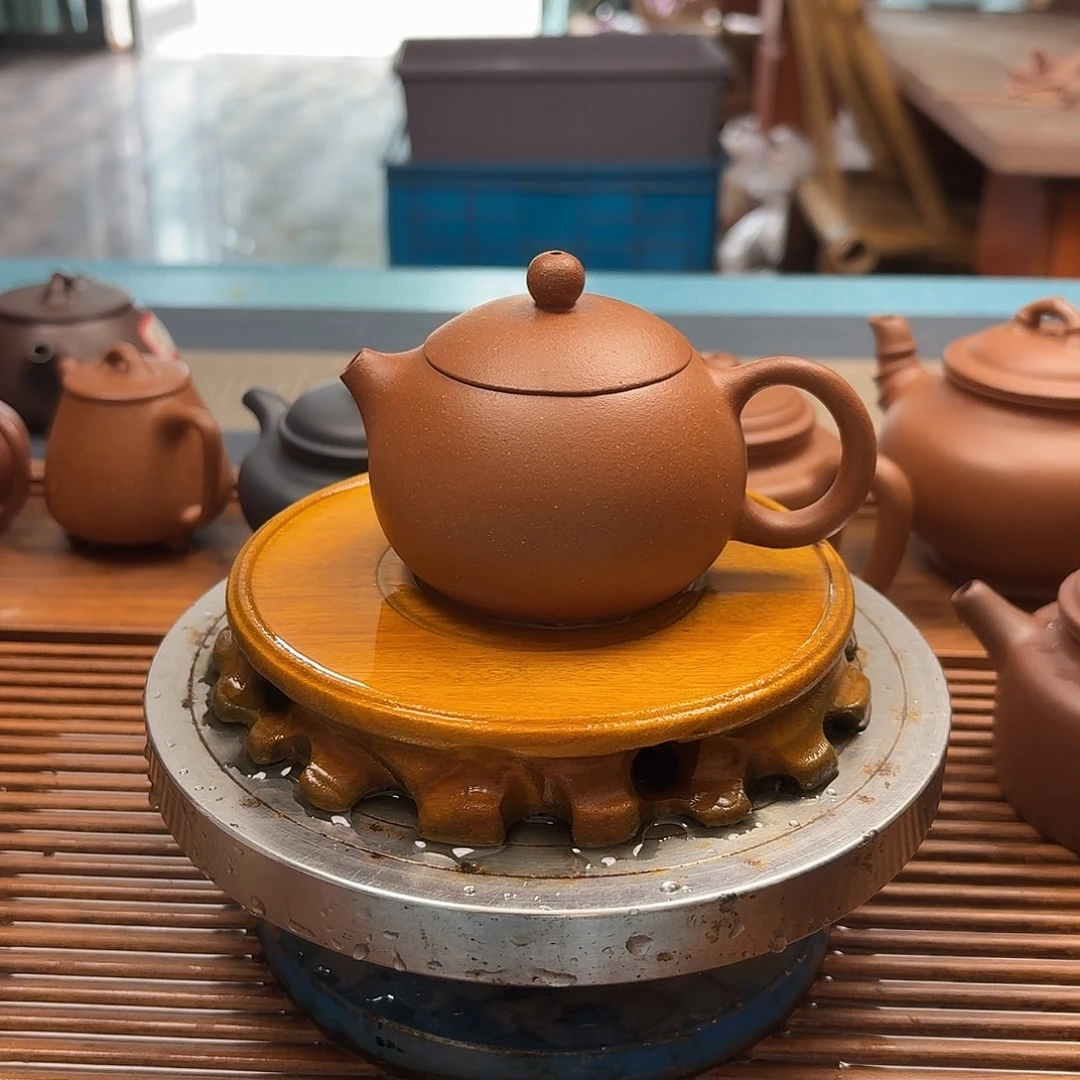 紫砂茶壶半手工制作
