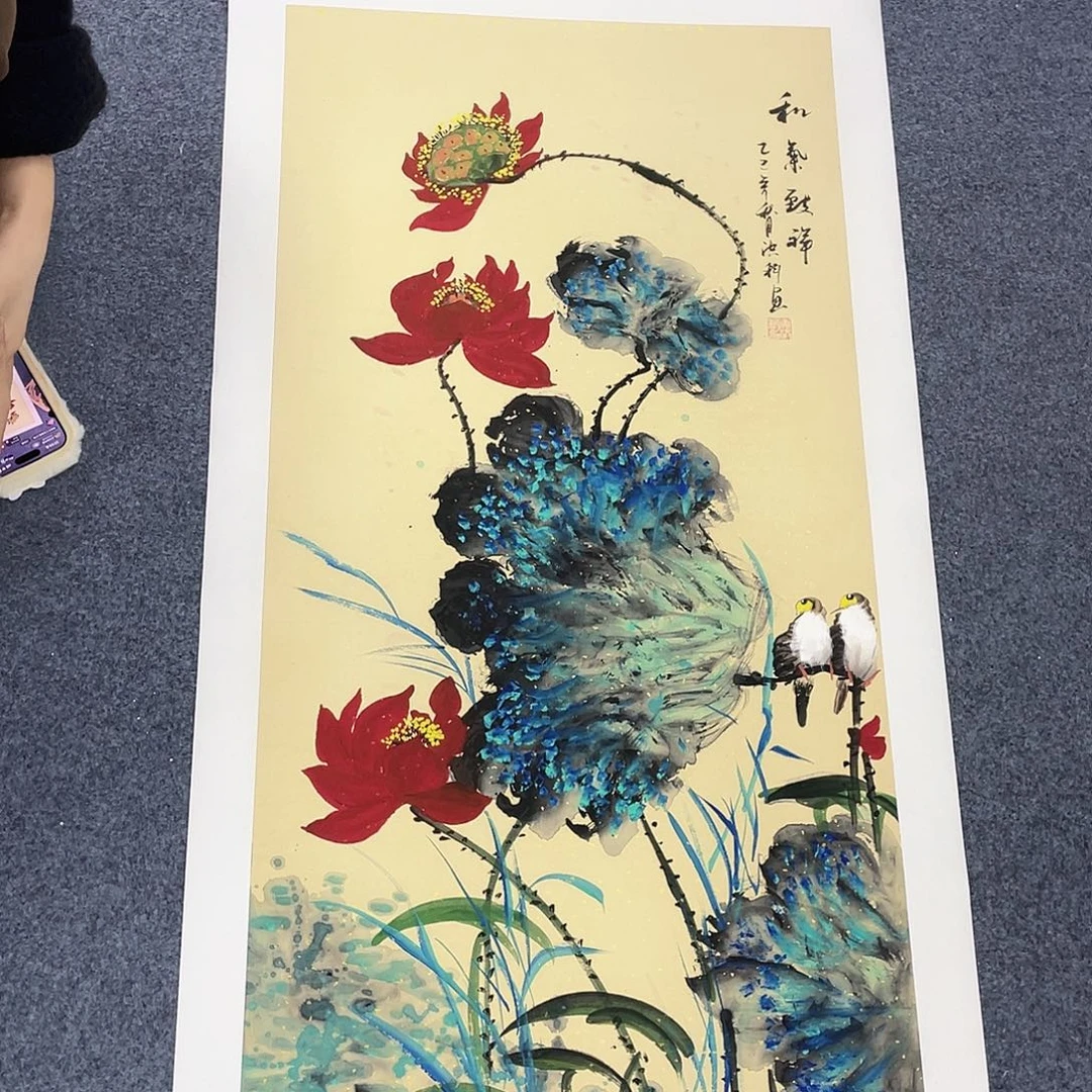 国画作品小姐姐放漏…