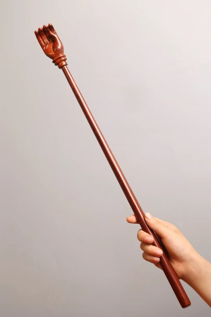 印度小叶紫檀檀香紫檀不求人痒痒挠44×3.3×2,2重780克