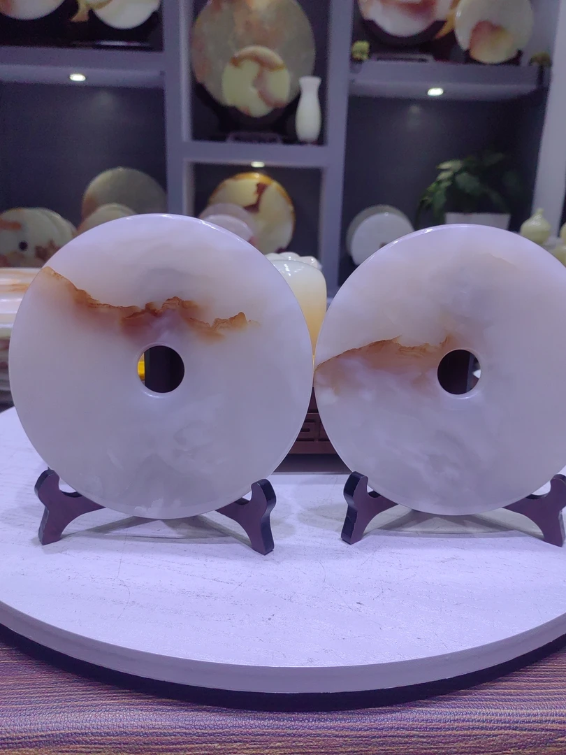 《20公分直径平安扣付米链接》家居摆件日常送礼新居乔迁