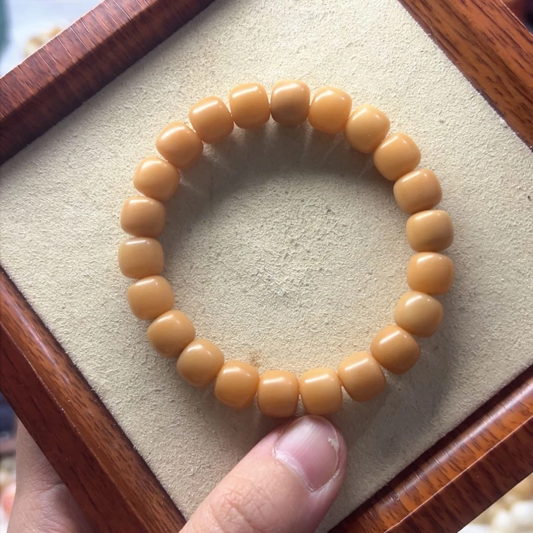 菩提根/象牙果手串酷***团甜心橙黄