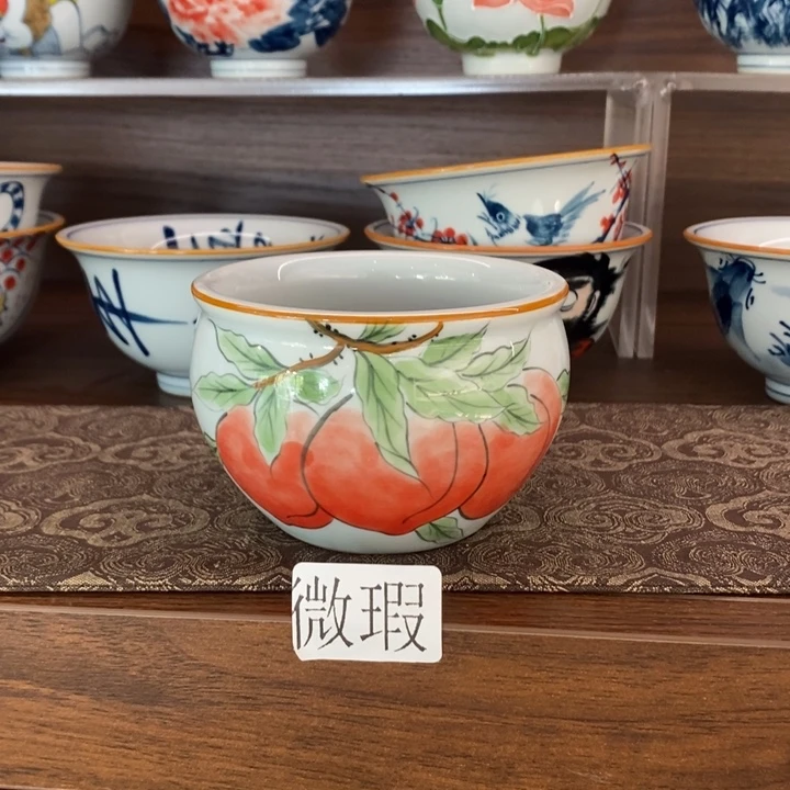 釉下老陶泥手工绘制