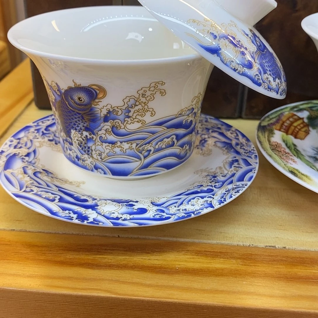 盖碗好漂亮好喜欢好喜欢