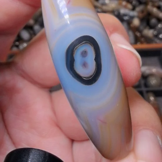 玛瑙/玉髓裸珠_ HEIMORI 天然天珠