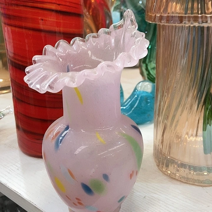 琉璃高度25厘米芬顿花瓶