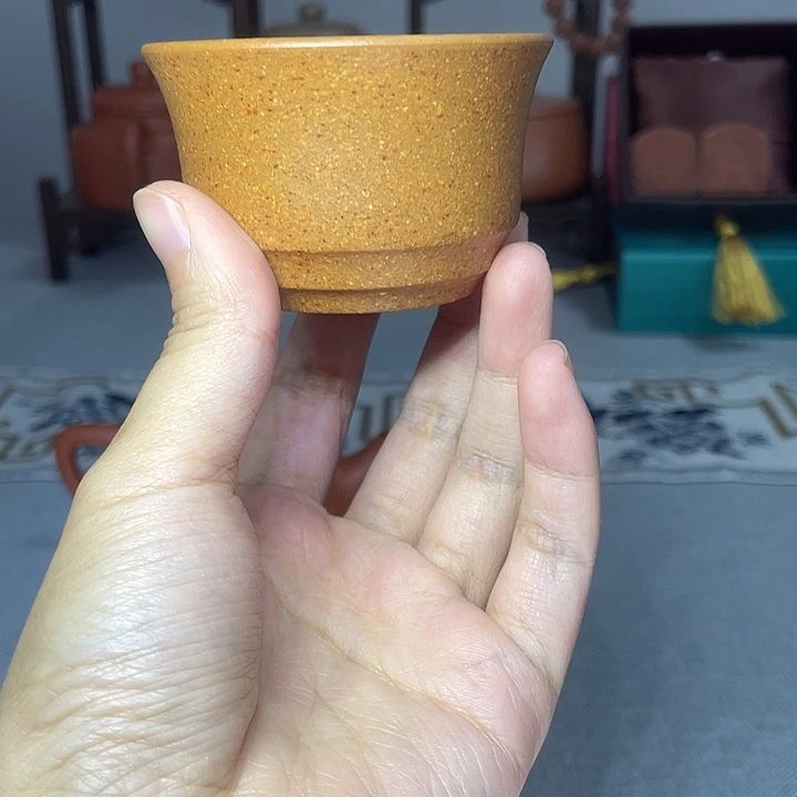 茶杯紫砂梨皮黄段 50CC