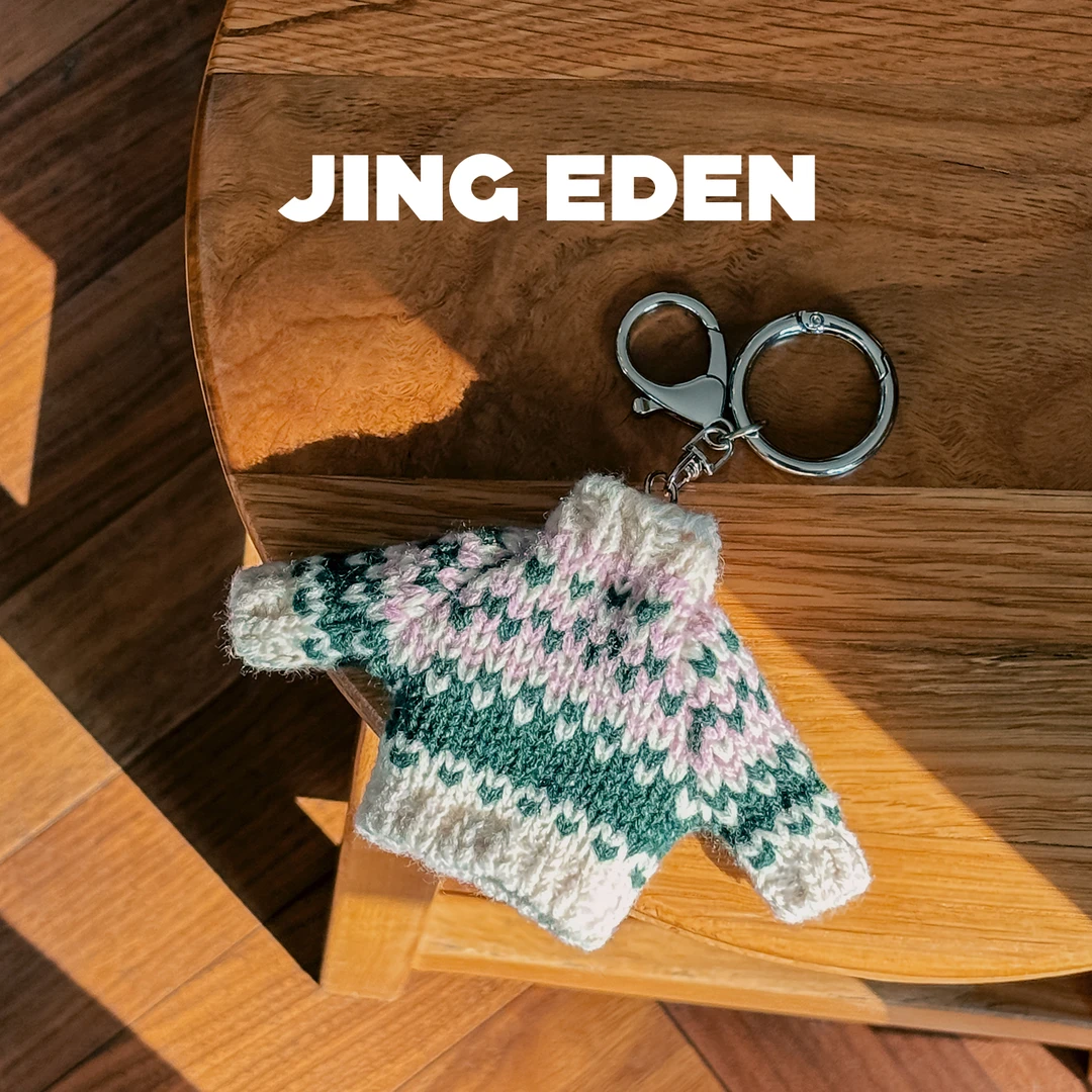 JING EDEN【编织小毛衣挂饰】JE412P009时尚包包挂件YY
