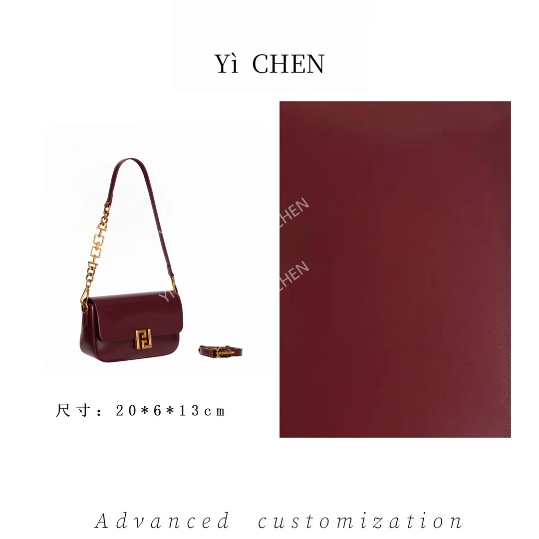 【Yì CHEN】GQ-24872-安可拉红简约时尚女士新款轻奢单肩斜跨包