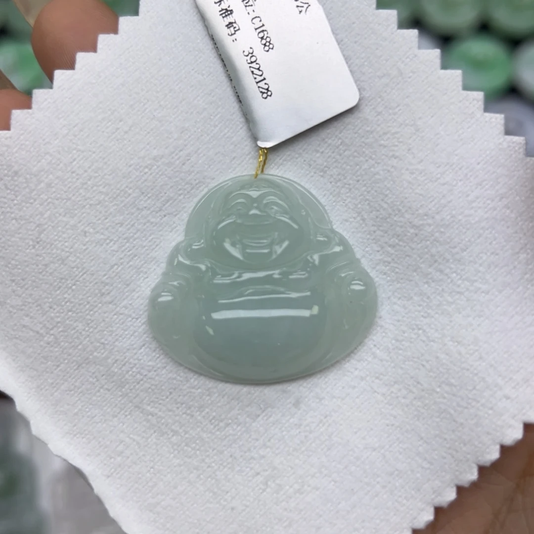 颈饰未镶嵌翡翠佛公