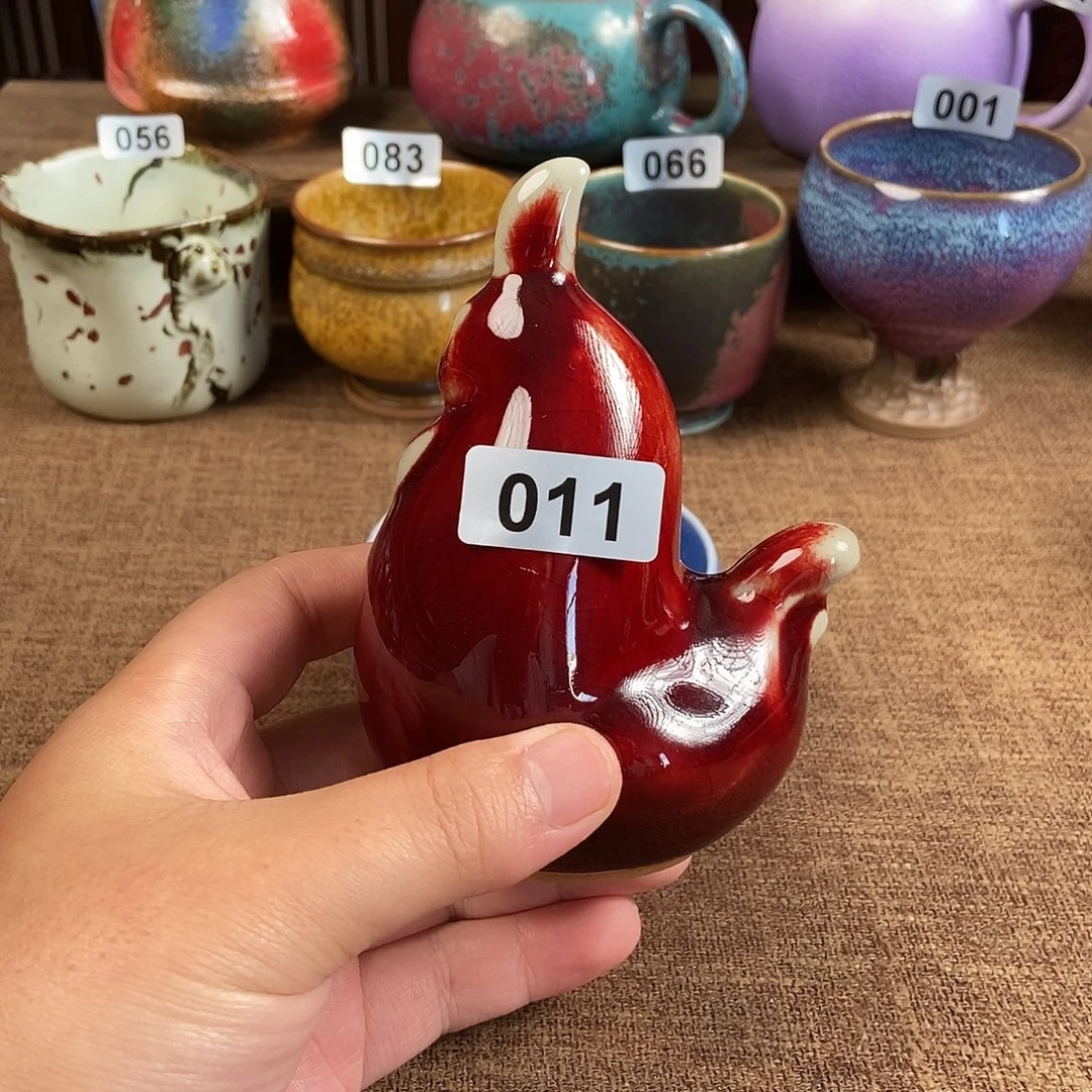 我***店瓷片钧瓷茶壶茶具