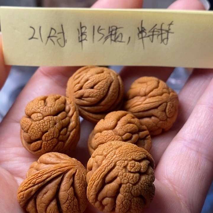 手串文玩核桃秦岭野生龙纹桃核21