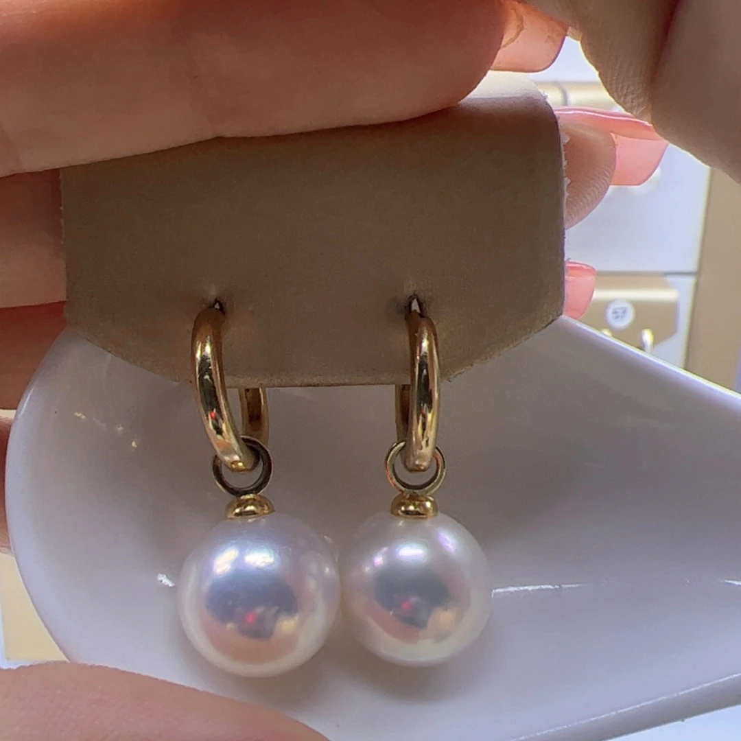 未镶嵌淡水珍珠耳饰