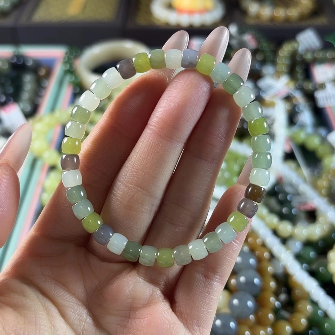 和田玉未镶嵌手链312