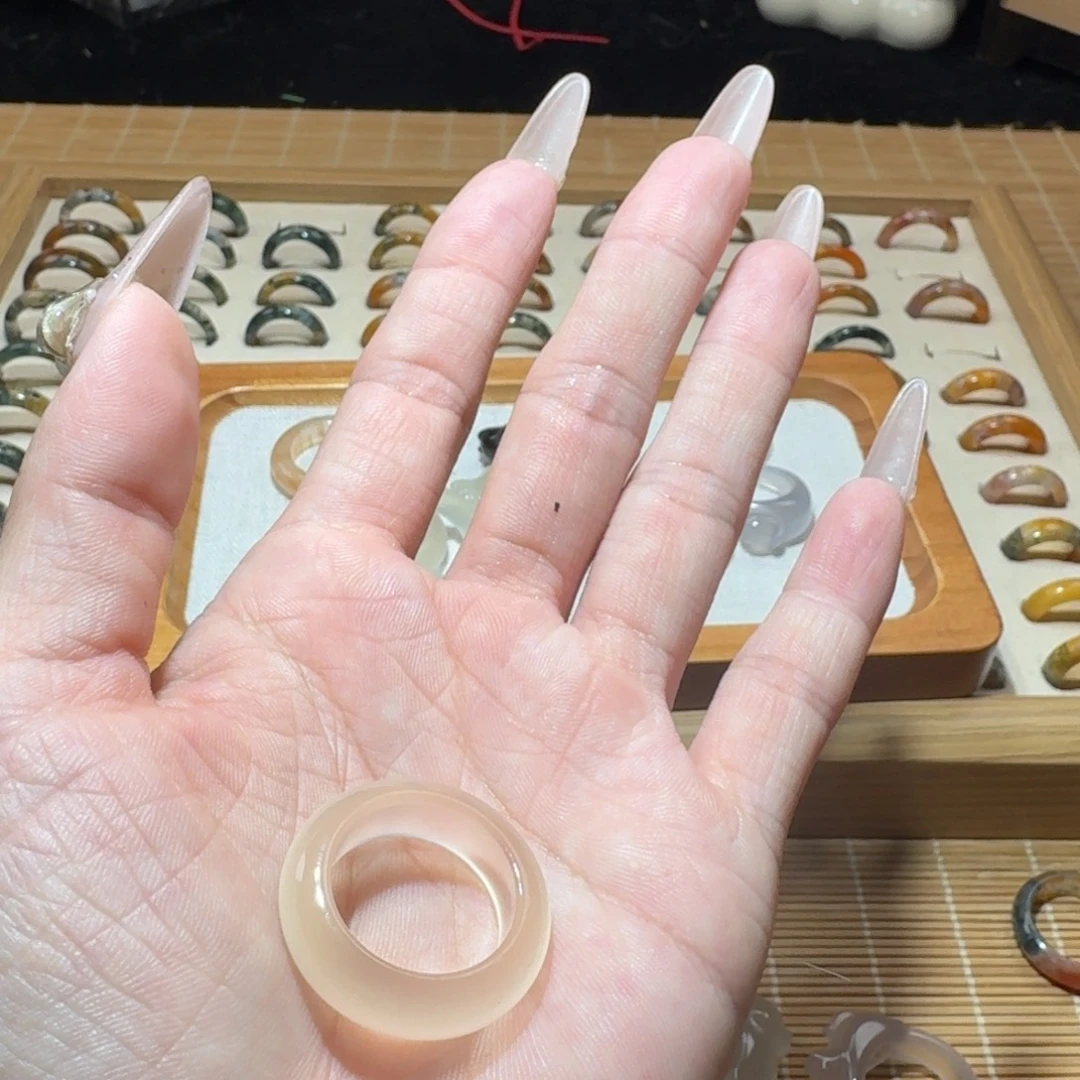 ****玛瑙/玉髓未镶嵌戒圈