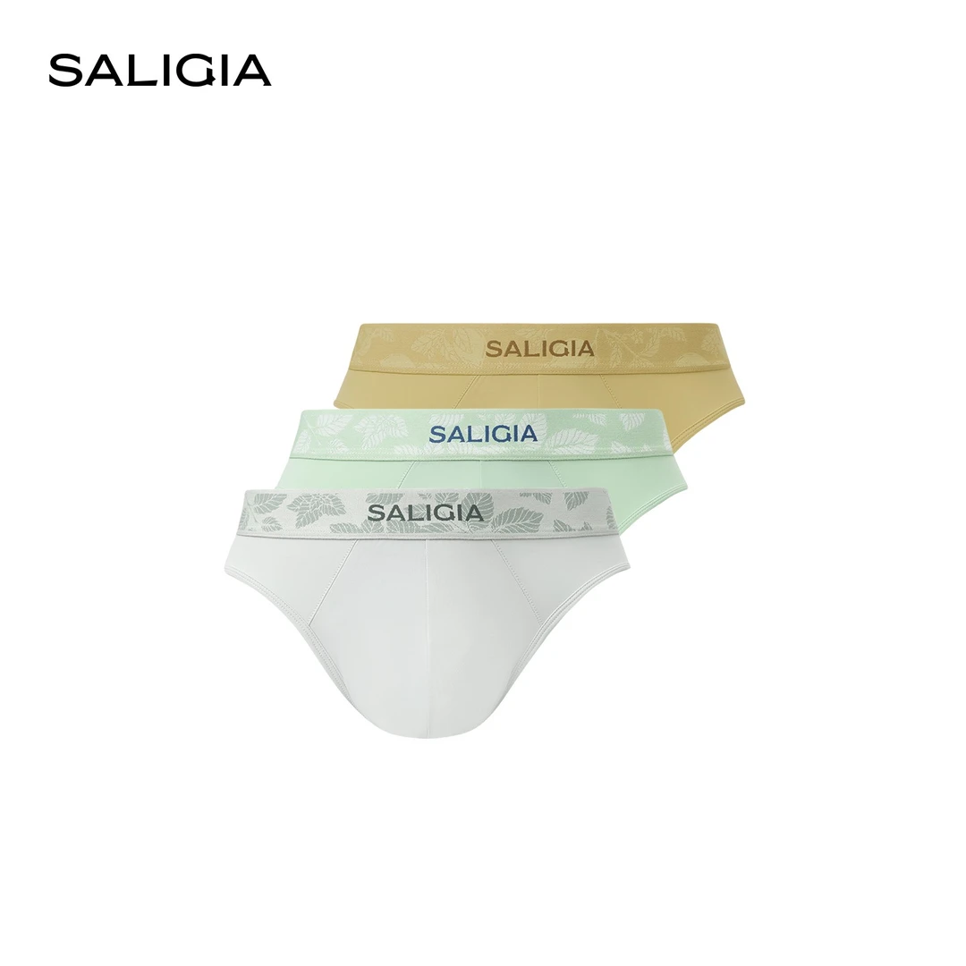 【拍下到手4条】SALIGIA凉感胶囊清凉初夏男士三角内裤