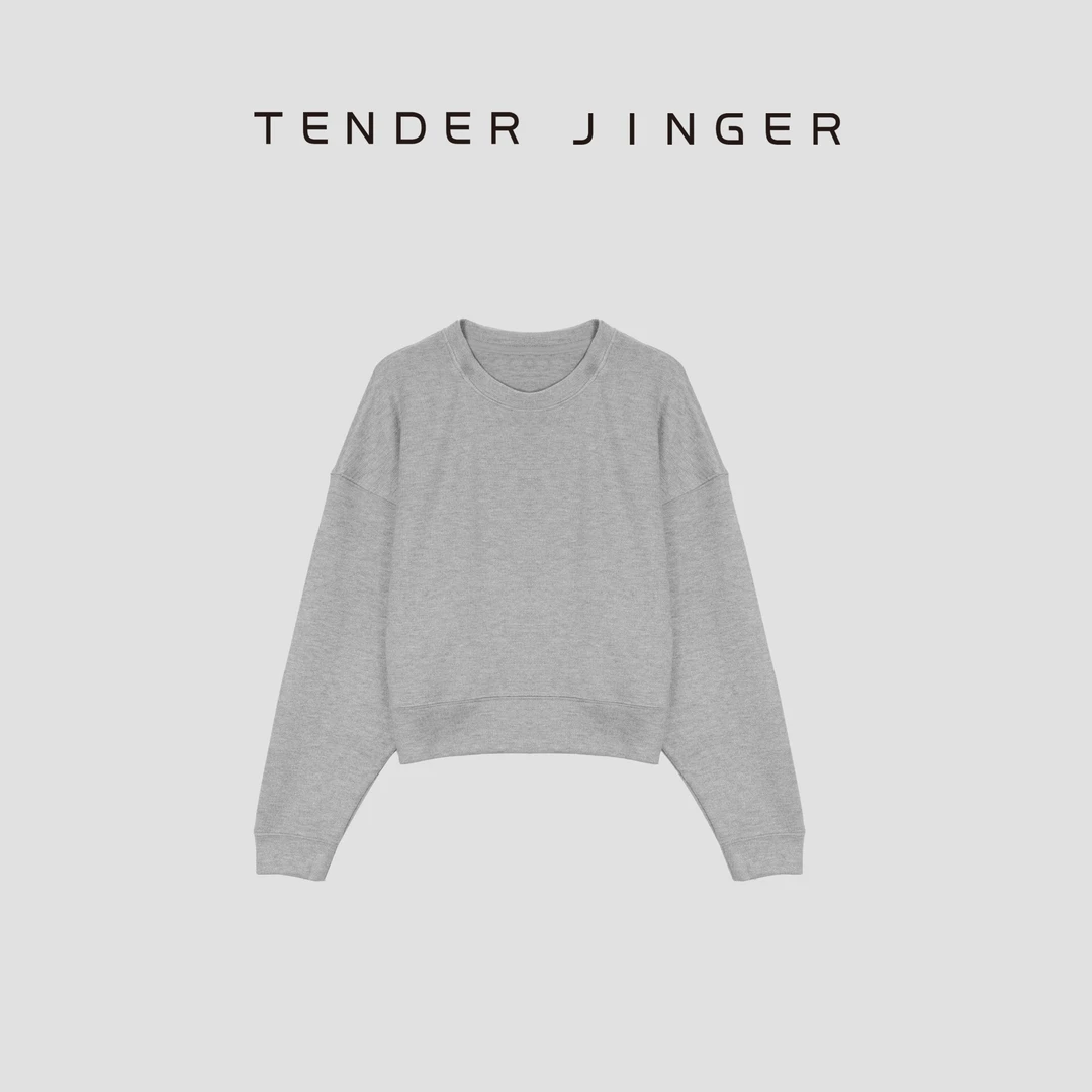 Tender Jinger金属丝廓形套头卫衣直筒裤（分开拍）T53HYL41260