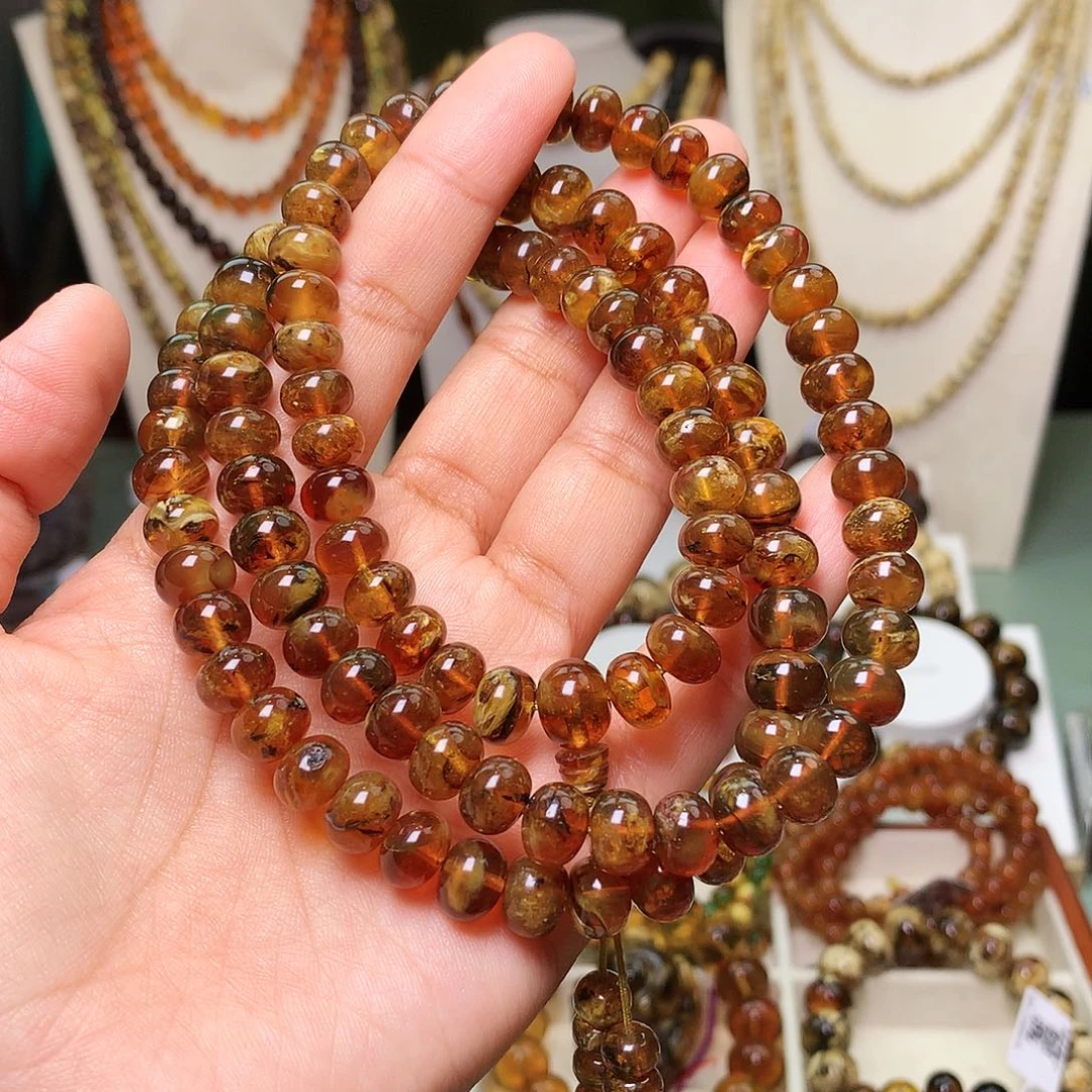 琥珀未镶嵌裸石潜力股蜜蜡9-82