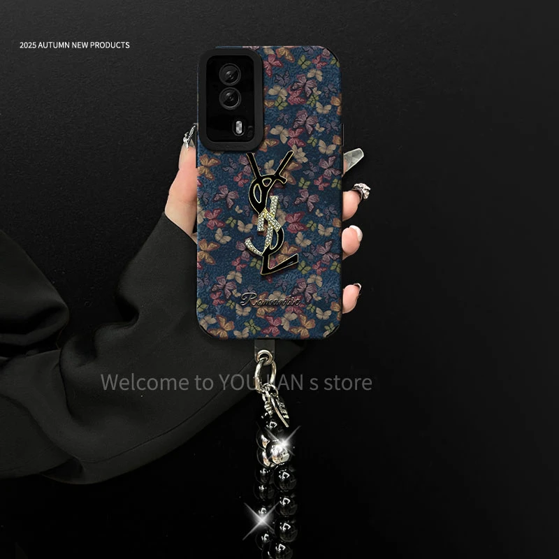 汇客凡品【VIVOY53S】潮牌网红复古蝴蝶防摔手机壳女款